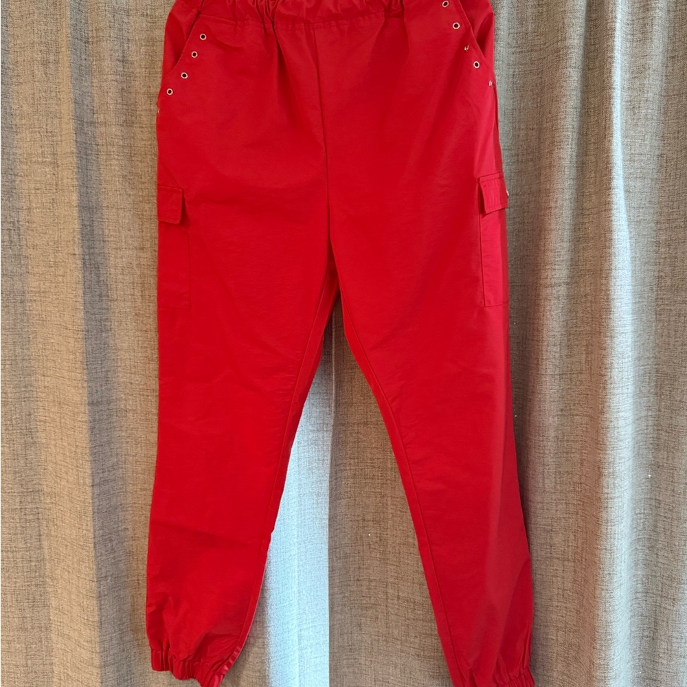 Superdown Missy Jogger Pant in Red Revolve